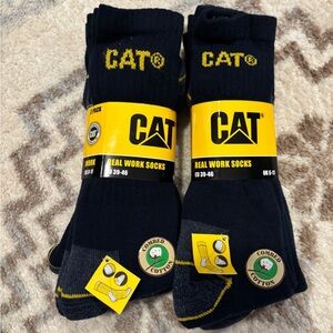 NEW Caterpillar Real Work Socks- Bundle of 2 Packs